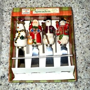 Boston Warehouse Holiday Spreader Set